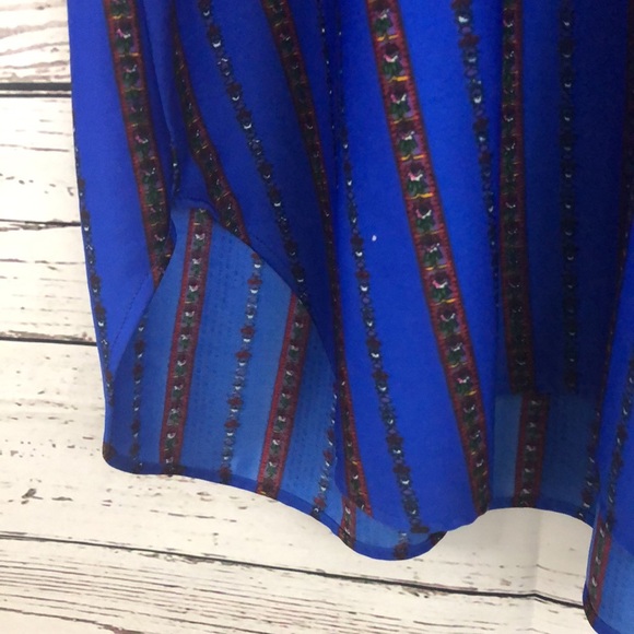 NWOT Peter Elliot blue sequence shirt - Picture 6 of 6